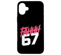 FAHHH 67 Fun Six Seven 6 7 Meme Gen Z Alpha 67 FAHH Carcasa para iPhone 16 Plus