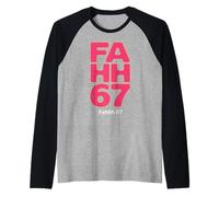 FAHHH Fun Six Seven 6 7 Meme FAHH Camiseta Manga Raglan