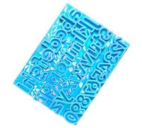 Fahionable Holográficos Moldes De Silicona Flexibles Accesorio Para Letras Y Números Resina Resistente Elaboración Joyas Joyería Hacer Suministros