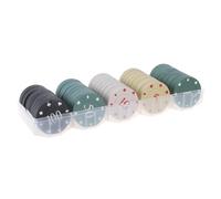 Fahoujs 100pcs plástico Casinos Chip Ruletas Juego Bingo Con Valor Enseñanza Contador de Monedas Juego Enseñanza Moneda