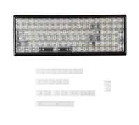 Fahoujs 122Keys - Tapa para llaves translúcida con retroiluminación DSA Teclados sin palabra para interruptores mecánicos de teclado conjunto translúcido