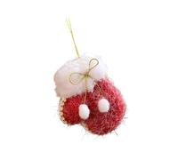 Fahoujs Actualizaciones Joyful Shoe inspira Adornos navideños Decoraciones de Fieltro Fuertes y Coloridas para Casas en los árboles Decoración de Fiestas Adorno de Bota pequeño y Alegre