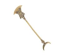 Fahoujs Armas históricas Eeplicas Coppers Llavero Diseño de antigüedades complicado Ideal para coleccionables y fiestas temáticas Latón armas en miniatura colgantes, talla única, como se describe