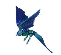 Fahoujs Articulaciones Flexibles Articulados Fidgets Juguete Escritorio Decoraciones para Mascotas 3dimensional Impreso Golondrina Figuras De Pájaros Realistas Articulación Flexible Juguete Inquieto