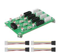 Fahoujs ATXS 6 8 pines hasta 8 vías de escritura de voltaje 5 V 12 V Break Out Board adaptador para requisitos de adaptador de ordenador