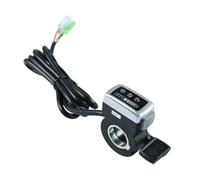 Fahoujs Bicicletas eléctricas de fácil Montaje Parte del Acelerador con Control del Pulgar Que Incluye Pantalla de Niveles de batería y cómodo Aceleradores de Bicicletas eléctricas