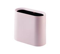 Fahoujs Bote de basura para esquina estrecha, contenedor decorativo para hogar y oficina, para fácil colocación, lata esencial en un lugar estrecho