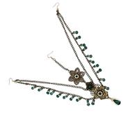 Fahoujs Bridal Headpiece Unfinished Crafting Set Wedding Hair Ornament Plastic Resin Headdress Component Easy Assembly Resin Plastic Wedding Headpiece Kit