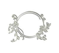 Fahoujs Cortes de corona de flores muere para tarjetas de scrapbooking de acero al carbono plantillas de corte decorativo papel en relieve álbum adorno
