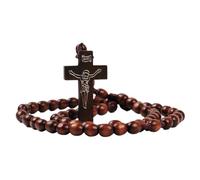 Fahoujs Elegantes almohadillas de oración de madera robustas para decoración para el hogar de la iglesia o retiros al aire libre que refuerzan serenidades espirituales