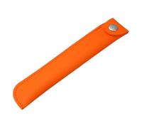 Fahoujs Funda de piel sintética para lápices con bolsa para lápices retro, funda rígida para lápices de colores para volver a la escuela, bolsa para lápices de un solo bolígrafo, funda de piel