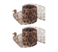 Fahoujs Leopardo Impresión Punta de zapato de banda pura de 140 cm Cordones Planos de Poliéster Cordones de Zapato Reemplazo para Zapatillas de deporte Corredor Colorido Cordones, Patrón de leopardo