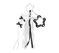 Fahoujs Llavero Estético Con Dijes Lazos De Cinta Colgante Para Bolso Llaveros Con Cuentas Dulces Adorno Colgante Para Mujer Bolso Estético