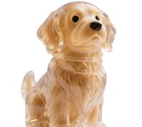 Fahoujs Pet Hair Memorial Keepakes Keychain Hundeform Figur Fell Kollektor Box Clear Hanging Bag Charme Accessoires Geschenk Haustier Erinnerungen Keetsakes Box