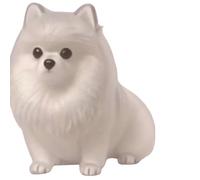 Fahoujs Pet Hair Memorial Keepakes Keychain Hundeform Figur Fell Kollektor Box Clear Hanging Bag Charme Accessoires Geschenk Haustier Erinnerungen Keetsakes Box