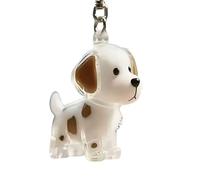 Fahoujs Pet Hair Memorial Keepakes Keychain Hundeform Figur Fell Kollektor Box Clear Hanging Bag Charme Accessoires Geschenk Haustier Erinnerungen Keetsakes Box
