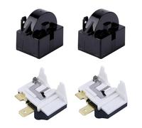 Fahoujs Protector De Sobrecarga del Compresor Congelador Resistente A Altas Temperaturas con Diseño Instalación Rápida Relés Arranque Compresor Refrigerador con Textura Plástica