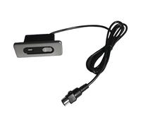 Fahoujs Regulador de ajuste robusto para asientos motorizados para teatro motorizado, conector de 5 V, sistema de operaciones manual ergonómico, controlador de mano para sofá