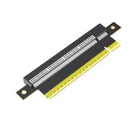 Fahoujs Tarjeta Adaptadora PCIE 16x 5.0 para gaming, transferencia de datos rápida, 180 grados para GPU simple y sistemas mejorados, flexibilidad GPU Rising Cable adaptador