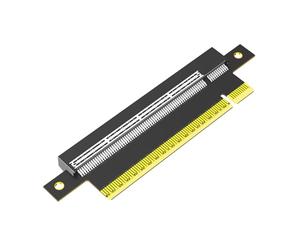 Fahoujs Tarjeta Adaptadora PCIE 16x 5.0 para gaming, transferencia de datos rápida, 180 grados para GPU simple y sistemas mejorados, flexibilidad GPU Rising Cable adaptador