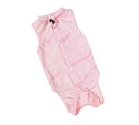 Fahoujs Traje de gato de seda transpirable traje de recuperación quirúrgica para gatos, cuello E, alternativa para enfermedades de la piel, prevención de enfermedades de la piel, ropa protectora para