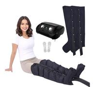 FahQuintuple Presoterapia para Casa Botas Presoterapia Piernas Y Abdomen 6 Camaras Masajeador De Piernas Maquina De Presoterapia Profesional con Drenaje Linfático, Alivia Piernas Cansadas