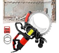 FahQuintuple Sierra Toroidal para Hormigón con 2 Hojas, 16 Pulgadas Sierra Eléctrica para Hormigón, Profundidad De Corte 29 Cm con Supresión De Polvo Alimentada por Agua Maquina De Corte De Azulejos