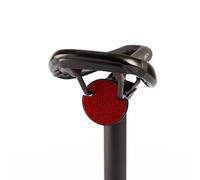 FAHRER Spot Sattelreflektor Rot Reflector de Bicicleta, Juventud Unisex, Rojo, Talla única