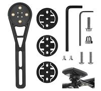 Fahrrad Halterung für Aero Lenker,Soporte integrado para ordenador bicicleta de carreras para Garmin Edge,Aero Integrated Handlebar Out Front Combo Mount Kompatibel mit Garmin Edge Wahoo Elemnt