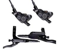 Fahrrad-Scheibenbremsen-Set - Vierkolben-High-End-Ölbremshydraulikpaar | Genial gefertigt Tragbares, beidseitiges Bremsöl-Scheibenbremsen-Set, verstellbar für Elektrofahrzeuge, E-Bikes, Fatbikes