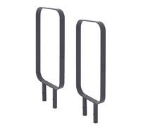 Fahrradanlehnbügel Parker Bicicleta Soporte 2x 115x45 cm Acero 12 mm Antracita
