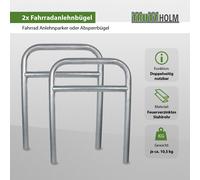 Fahrradbügel Fahrradständer Parker Baumschutzbügel 2er Set