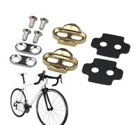Fahrradschuhe Cleats Adapter - 52g Cleat-Pedal Set Mit Kupfermaterial | Kompatibles Stollensystem Mountainbike Indoor | Typ Schuhplatten | Sicherer Halt Für Radfahren Training Rennen