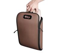 Fahrzeug-Schuhaufbewahrungs-Organizer - Kofferraum-Behälterbox aus PU-Leder | Tragbarer Kofferraumhalter für Autos, Wohnmobile, Limousinen, Eingangsbereiche, Hotel-Fitnessstudios, 1er-Pack, Schwarz, W