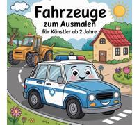 Fahrzeuge zum ausmalen für kleine Künstler ab 2 Jahre
