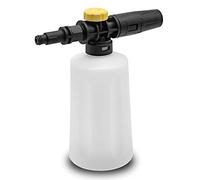 Fai Top 750ml Botella Pulverizador de Espuma,Cañón de Espuma Ajustable Botella,Lanza de Espuma Dispensador Jabón Boquilla y Adaptador de Rosca Macho Compatible con Bosch antiguo (no AQT)