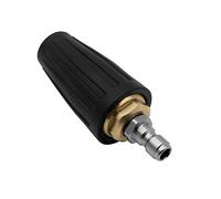 Fai Top Boquillas de turbina rotativa de 3600 PSI, 1/4 Boquilla de Turbina de Presión Giratoria de Conexión Rápida para Lavadoras a Presión de Agua Fría(030)