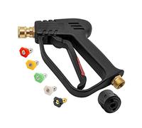 Fai Top Pistola de lavado de alta presión de 4000 PSI con 5 boquillas de agua, pistola limpiadora para limpieza de automóviles (M22 conector de manguera de 14 mm y conector rápido Karcher)