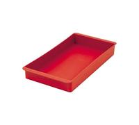 Faibo 209-03 Bandeja Rectangular, Rojo, 247mm x 125mm x 30mm