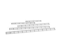 Faibo 41130 - Regla plana, 30 cm, transparente