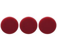 Faibo 60-30-03 - Bolsa de 3 imanes redondos, 30 mm, color rojo
