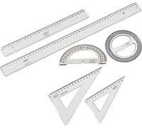 Faibo 821821 - Regla de 40 cm, transparente