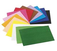 Faibo 944490 - Pack de 10 hojas gomas Eva, 20 x 30 mm, multicolor