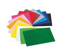 Faibo 944491 - Pack de 10 hojas gomas Eva, 40 x 60 mm, multicolor