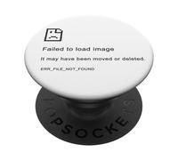 Failed to Load Image - Programmer Funny PC Error Graphic PopSockets PopGrip Adhesivo