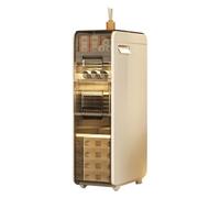 Failjierue Armario de almacenamiento pequeño y estrecho para baño, organizador de papel higiénico independiente para baño, cocina, dormitorio o lavandería (3 niveles)