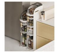 Failjierue Armario de Almacenamiento sobre el Inodoro: Organizador Estrecho y Delgado con 2, 3 o 4 cajones para baños pequeños, Armario de Esquina para Papel higiénico(3-Tiers)