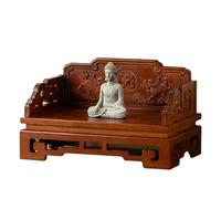 Failjierue Base Altar Meditación Bambú, Mesa Butsudan Adoración para Exhibición Estatua Buda, Santuario Multiusos para Hogar y Espacios Pequeños(50cm)