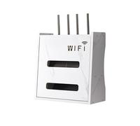 Failjierue Cajas de almacenamiento flotantes para enrutador WiFi, caja oculta para cables para decoración de sala de estar/oficina/dormitorio(Style 1)
