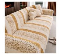 Failjierue Funda de sofá elástica de Terciopelo Protector Universal Antideslizante para sofás y seccionales de 1, 2, 3, 4 o 5 plazas Funda elástica de 1 Pieza(Style 6,4 Seat 235-300cm)